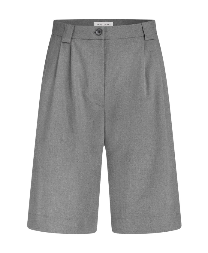 

Короткие штаны из вискозы Monna Jane Lushka, серый