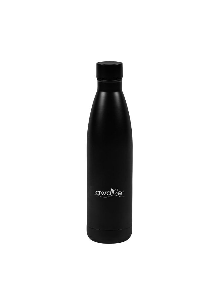 

AWAVE Бутылка для напитков объемом 500 мл | Нержавеющая сталь, черный цвет