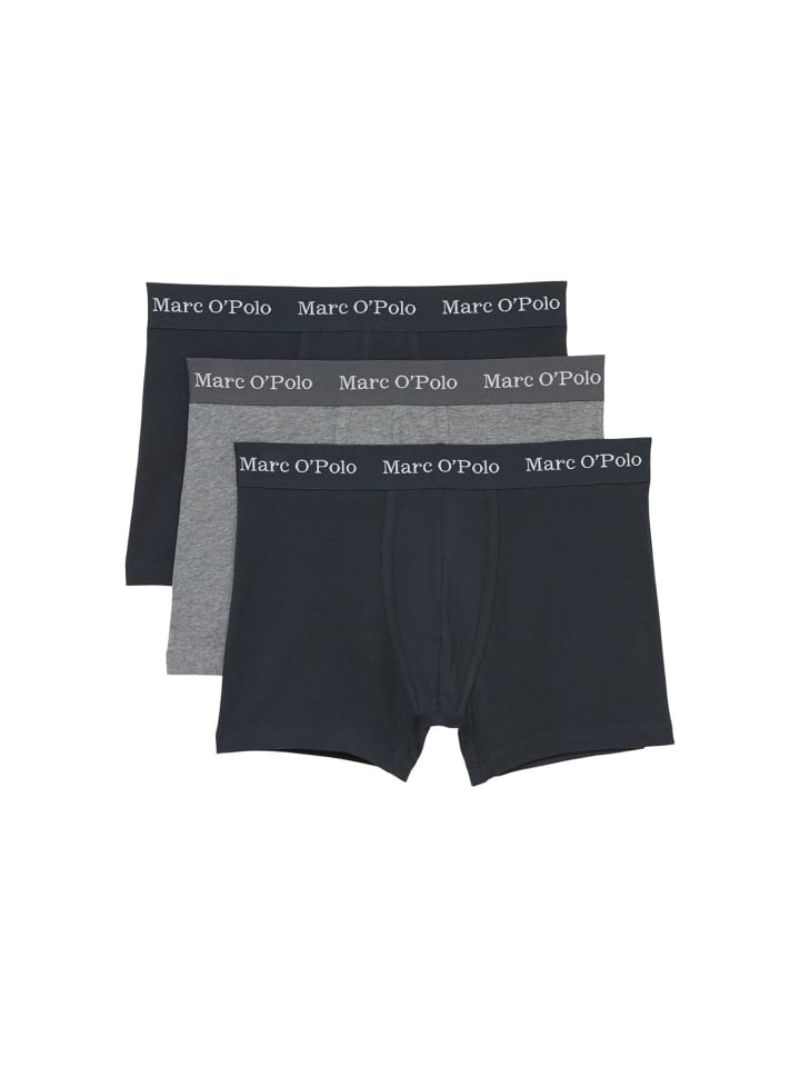 

Боксерские трусы Marc O'Polo, цвет dark navy, nordic grey melange