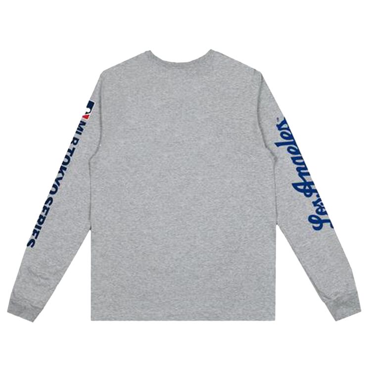 Футболка Nike x Takashi Murakami x MLB World Tour Tokyo Series 2025 Dodgers Long-Sleeve Tee 'Grey', серый — фото 2