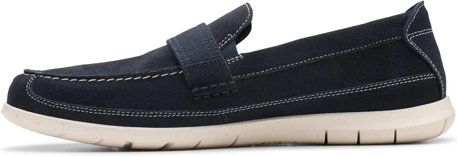 Лоферы Clarks Flexway Band, темно-синий — фото 3