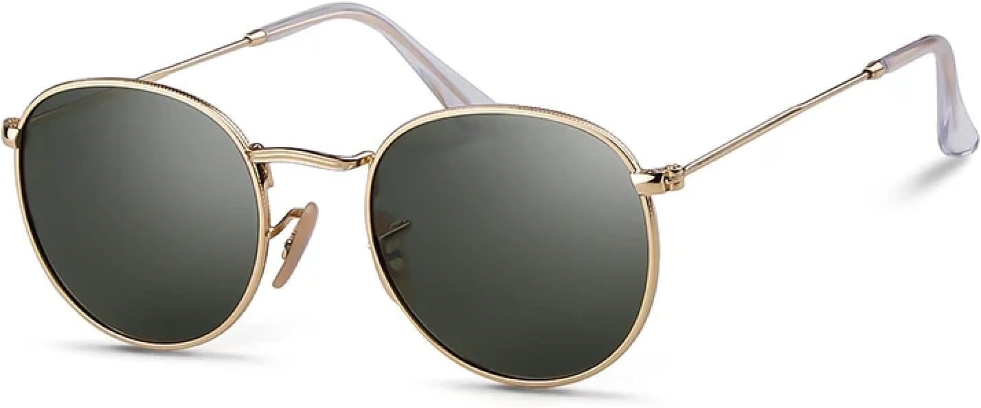 

Солнцезащитные очки с защитой от УФ-излучения UV400 | Металлические круглые, маленькие, зеленые | Для женщин и мужчин, для занятий спортом на открытом воздухе и вождения DSVIGF, C9