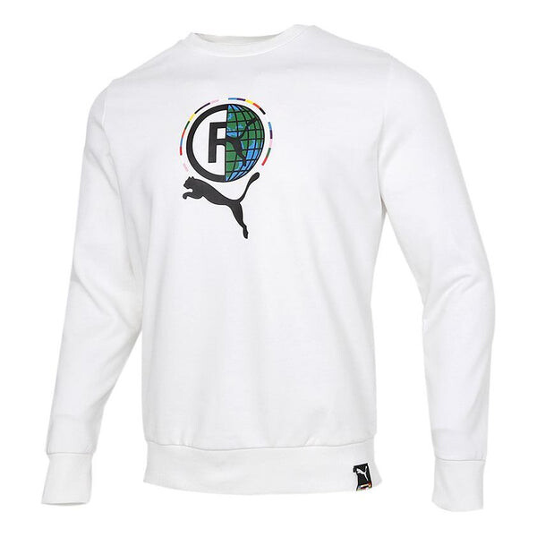 

Свитер game graphic crewneck sweatshirt 'white black green' Puma, белый