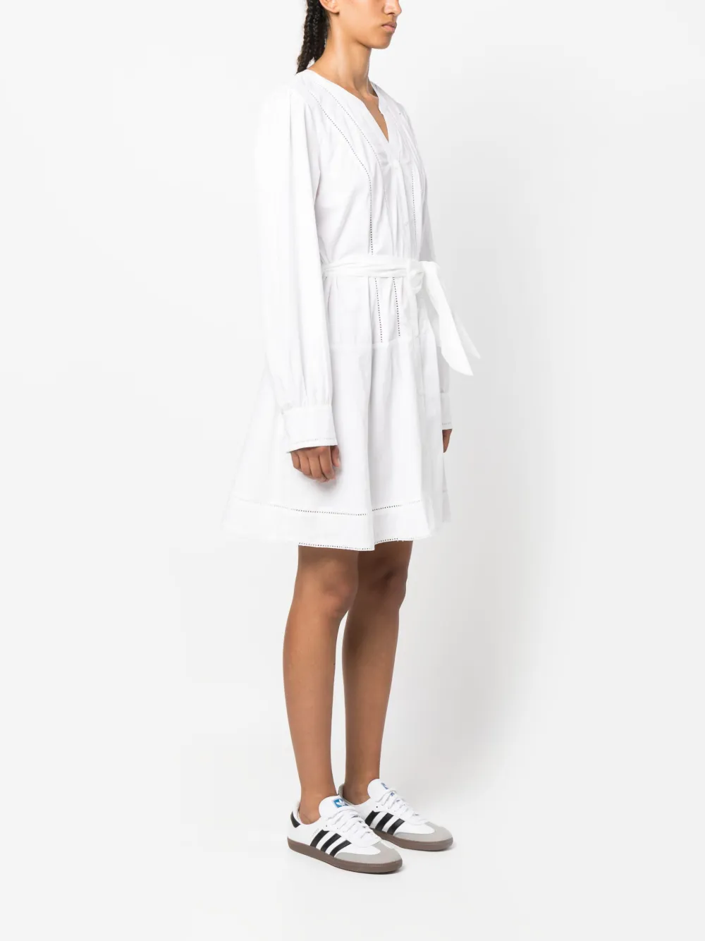 Короткое платье с кружевом Tommy Hilfiger, белый — фото 3