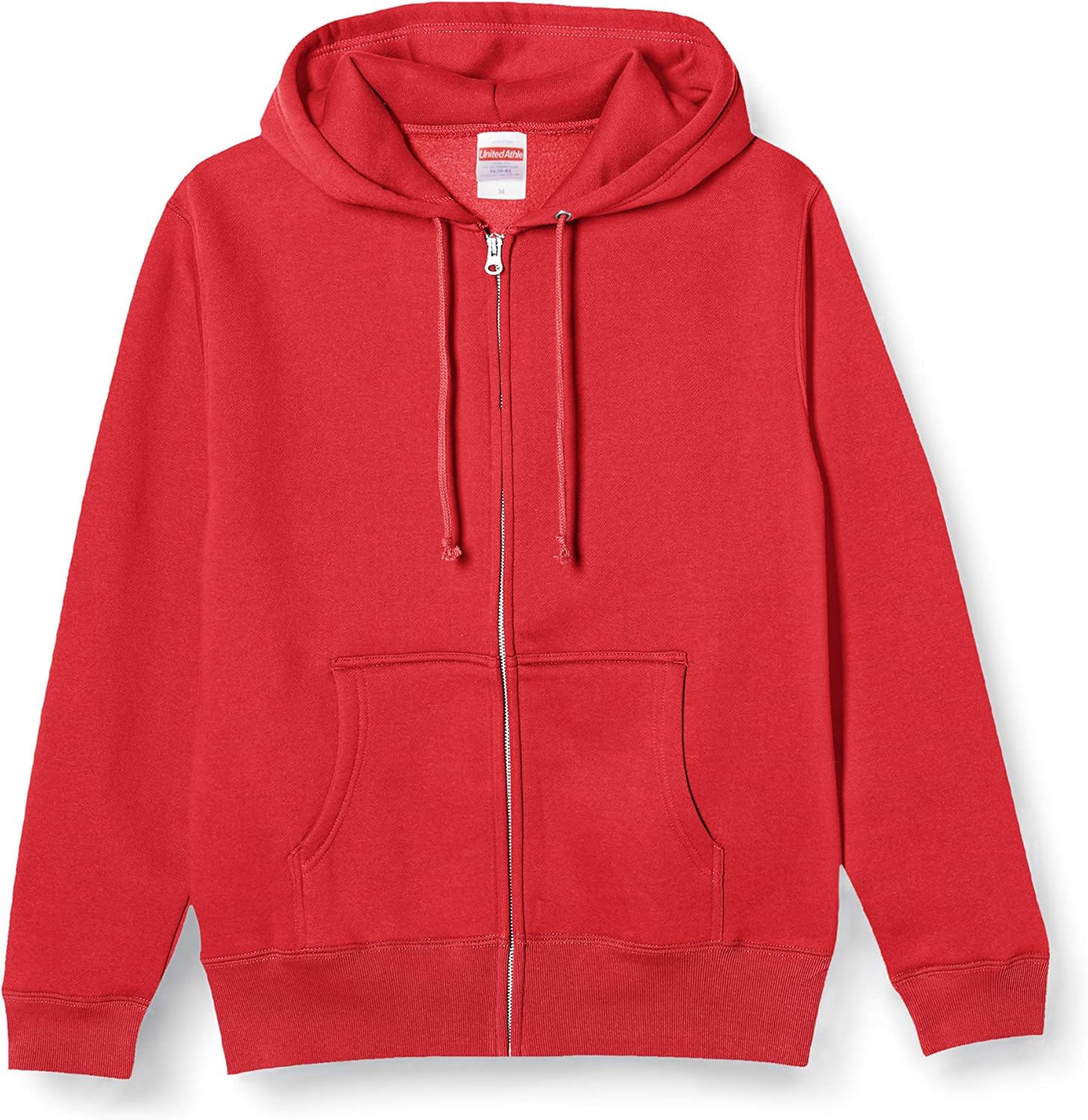 

Мужская толстовка United Athle 562001 из ткани плотностью 10,0 унций, на молнии (с флисовой подкладкой), красный