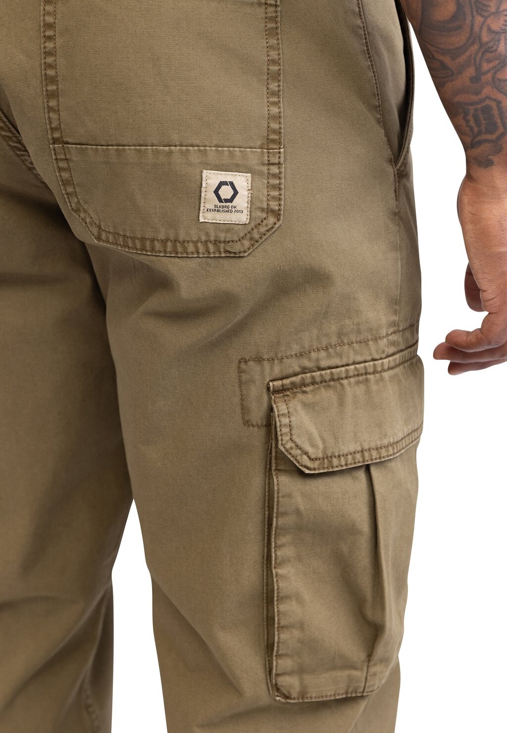 

Брюки карго RICKY COMFORT FIT Redefined Rebel, темно-зеленый