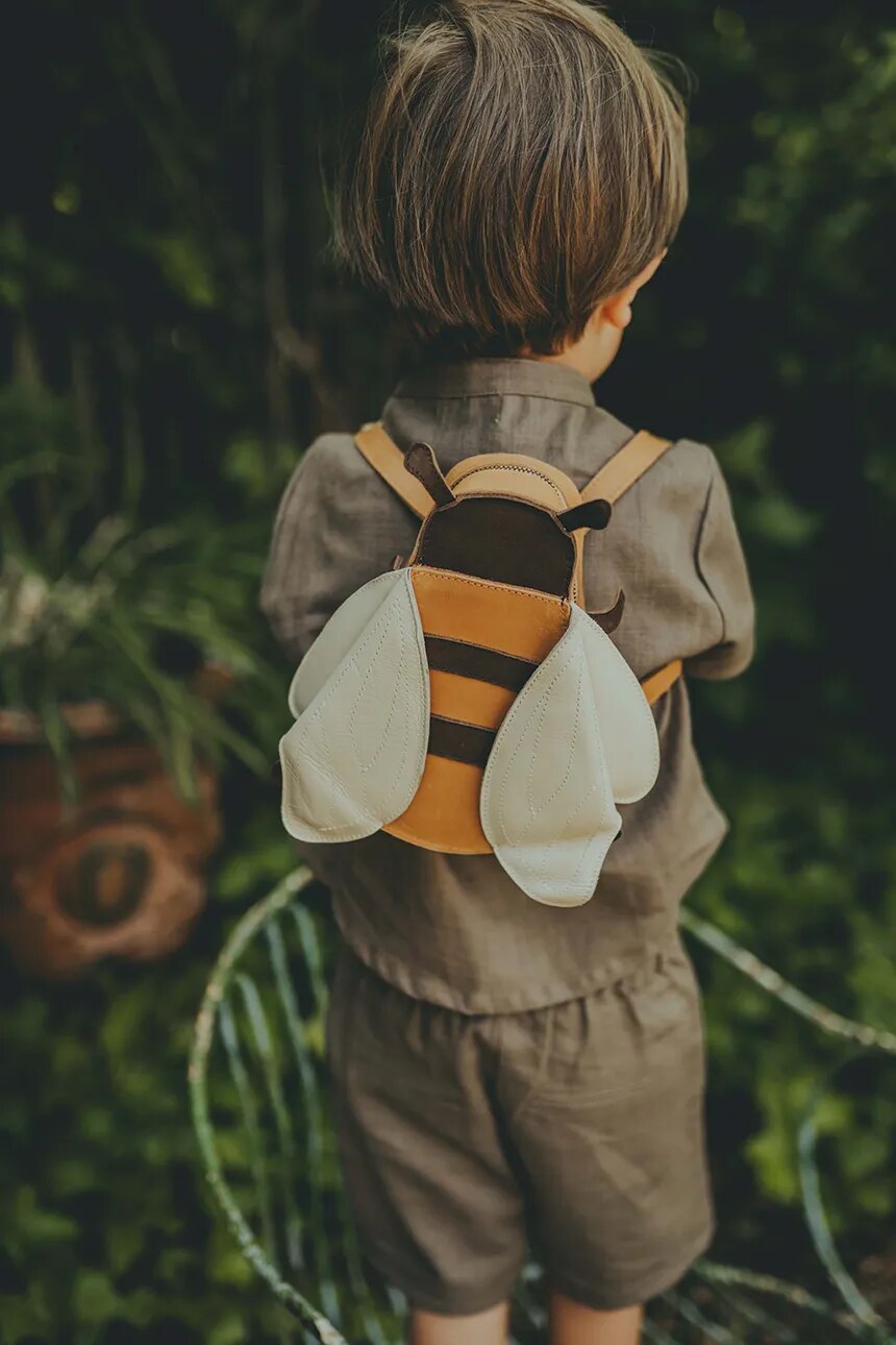 

Кожаный рюкзак детский Mur рюкзак Bee Donsje, коричневый