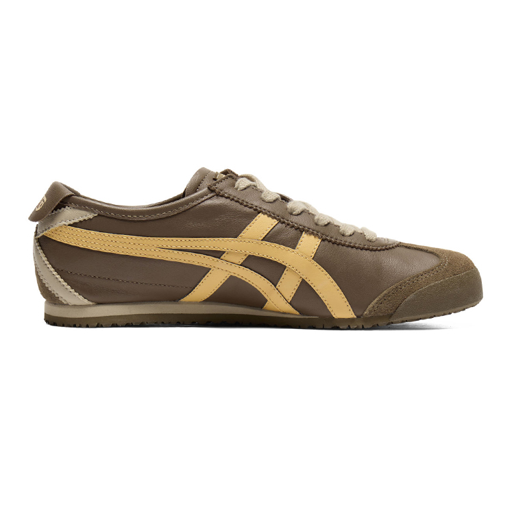 Onitsuka Tiger Мексика 66 Дышащие низкие кеды унисекс коричневые - коричневый+сумка для хранения, цвет Brown+Storage Bag — фото 3