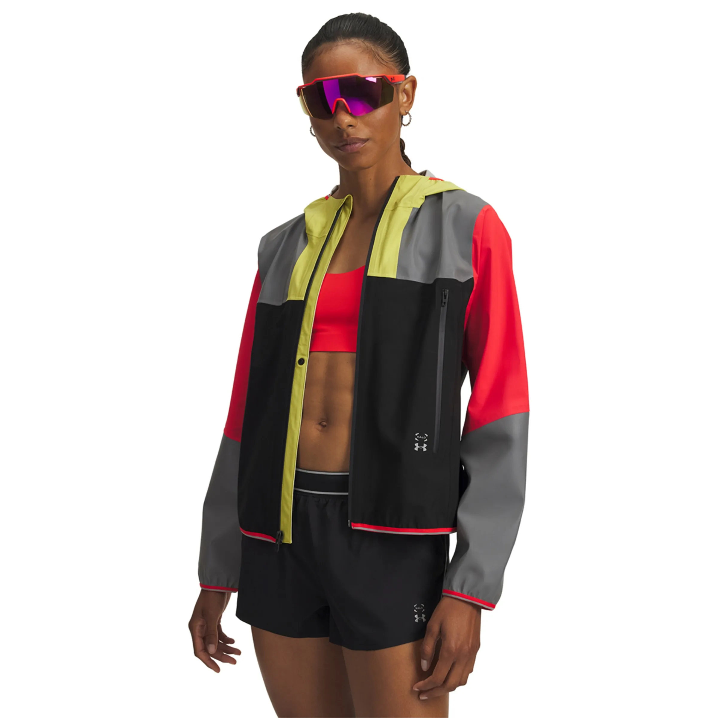 

Женская ветровка UA Halo Run Jacket Under Armour, желтый