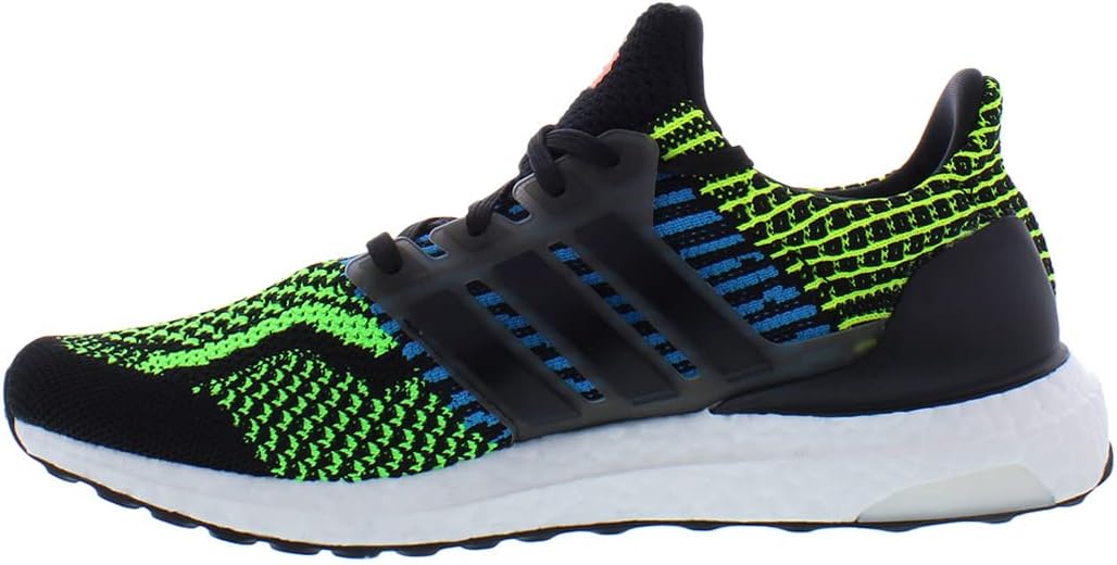 Мужские беговые кроссовки Adidas Ultraboost Cold.RDY, черный/зеленый/оранжевый — фото 4