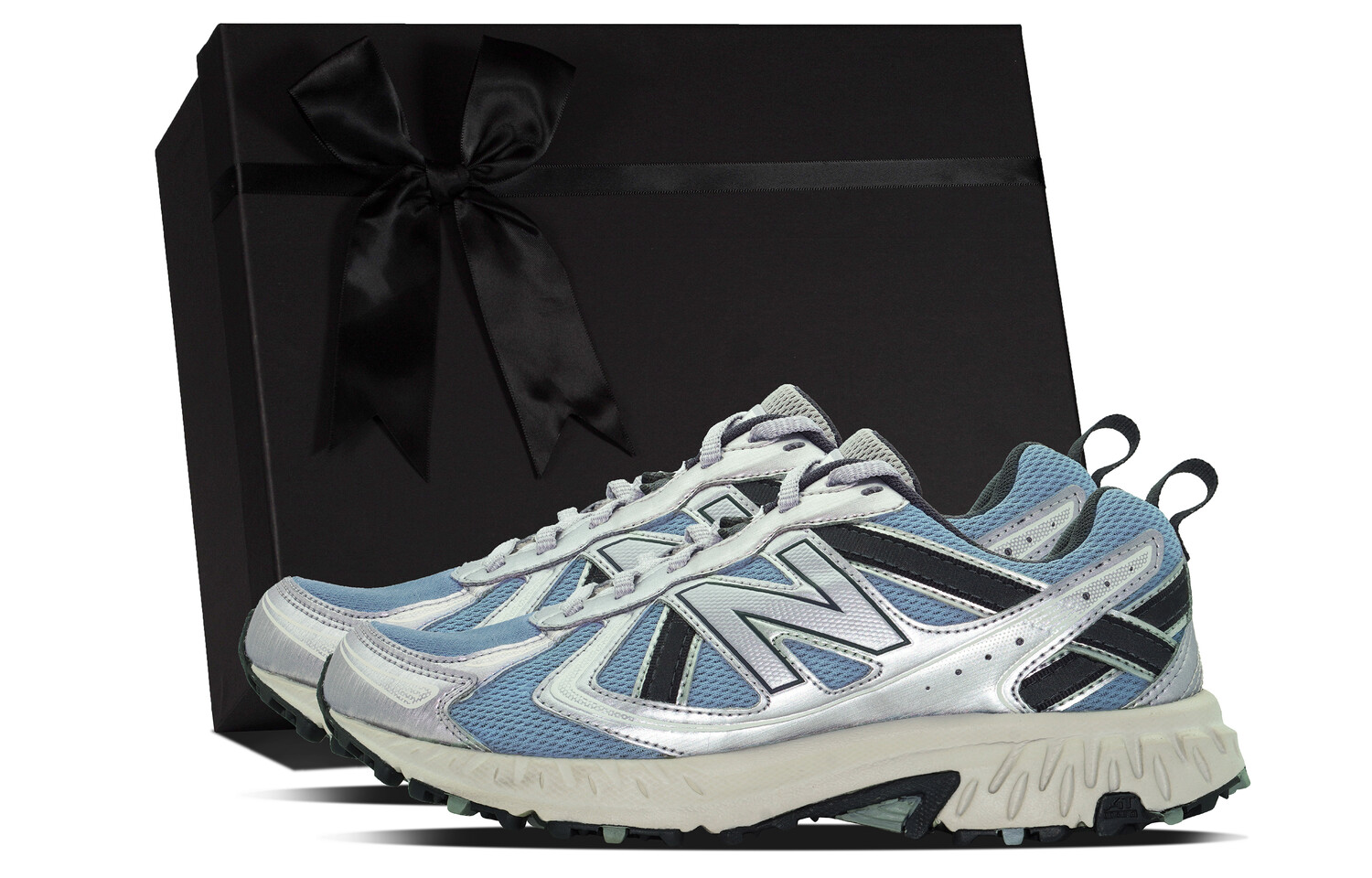 

Кроссовки NB 410 унисекс с низким верхом, серебристо-синие New Balance