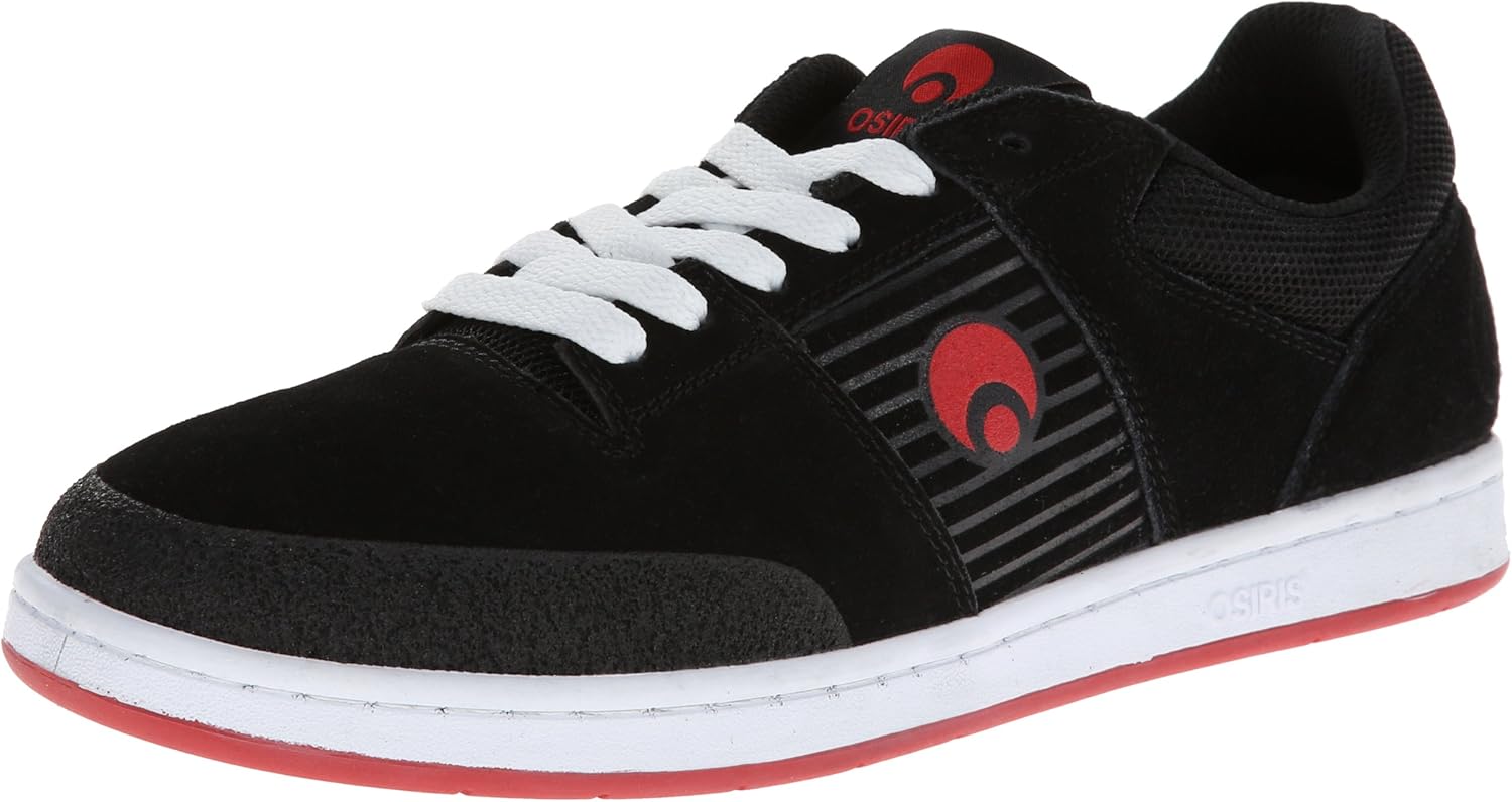 

Osiris Men's Sleak Skate Shoe, черный/красный/белый