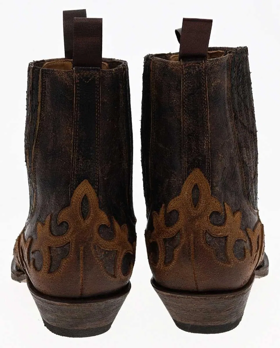 FB Fashion Boots Dani Ковбойские ботинки Кожаные ботинки в стиле вестерн Коричневые — фото 4