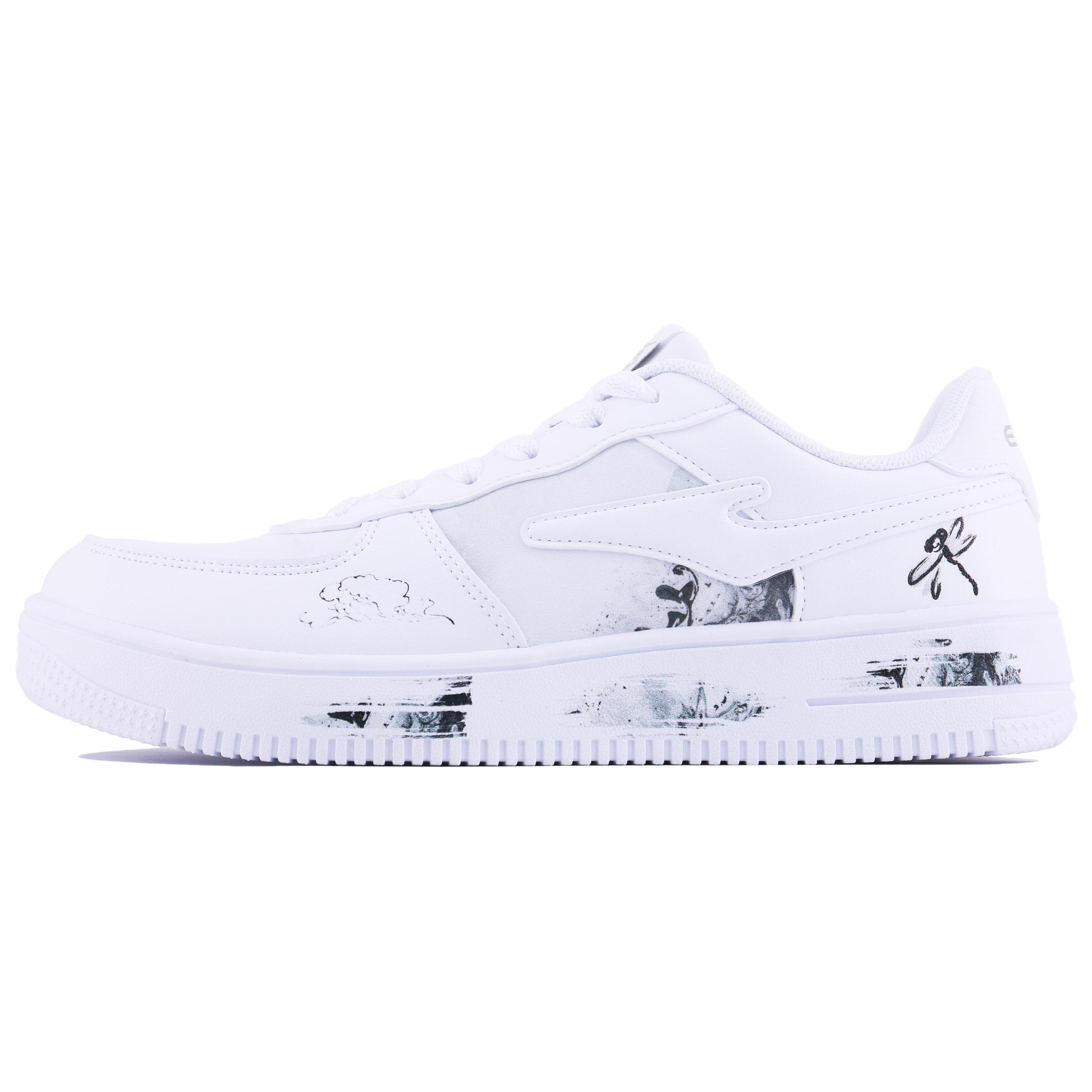 

Erke Износостойкие дышащие низкие кроссовки для скейтбординга, мужские, белые