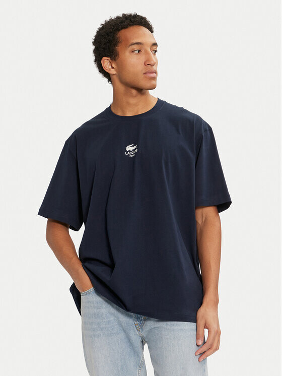 

Футболка классического кроя Lacoste, синий