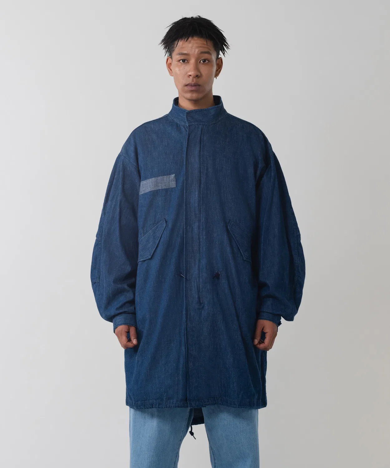 Куртка-парка фиштейл Levi's Blue Tab деним тёмно-синий — фото 3