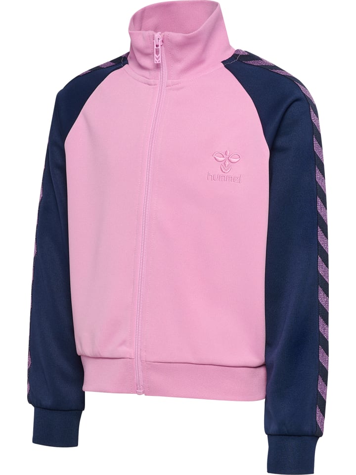 Hummel Детская куртка на молнии Hmldaily пастельно-лавандового цвета — фото 4