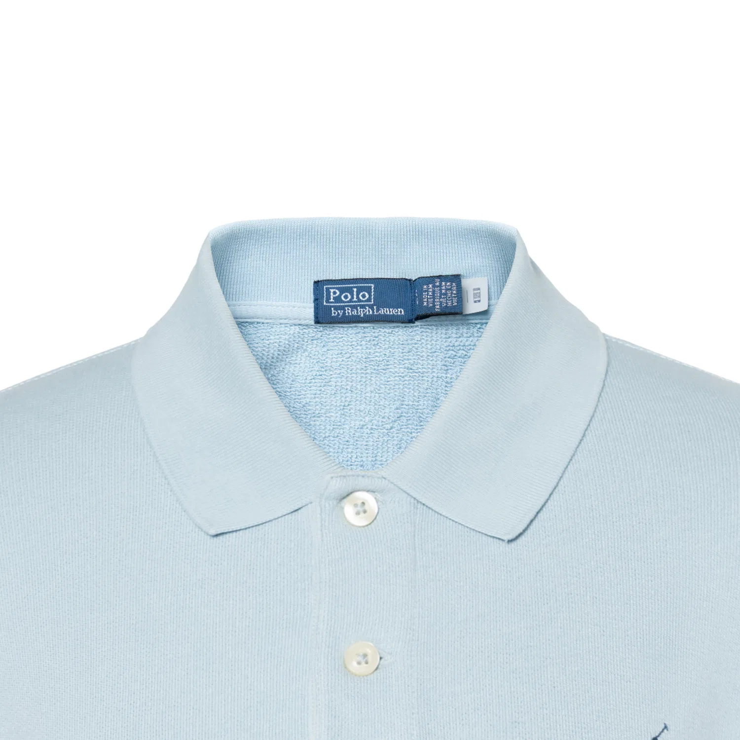 Лонгслив-поло с вышитым логотипом Polo Ralph Lauren, High Mountain Blue — фото 3