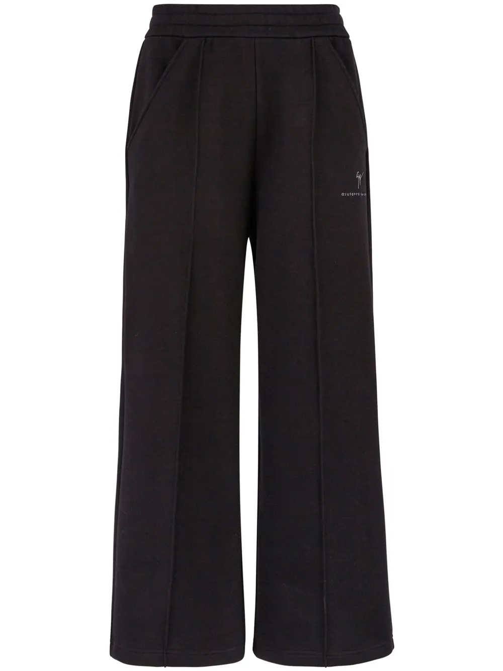 

Брюки широкого кроя Giuseppe Zanotti, черный