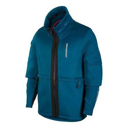 

Куртка Air Jordan 23 MENS Engineered Fleeced Stand Collar Sports Jacket Blue, синий