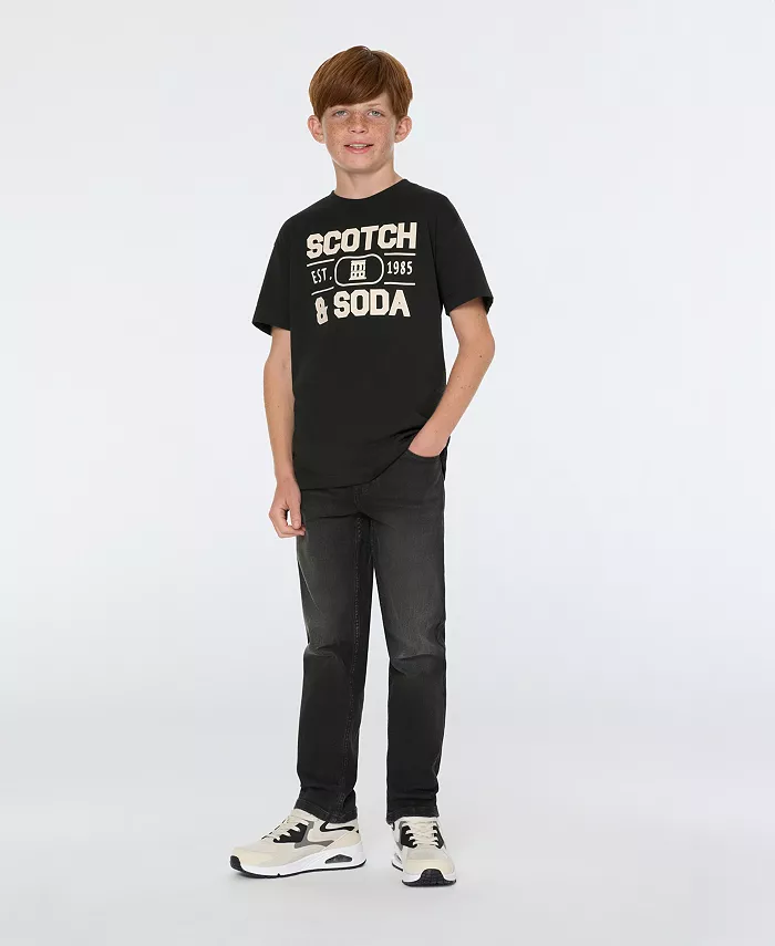 Футболка с принтом Big Boys с коротким рукавом SCOTCH & SODA — фото 2