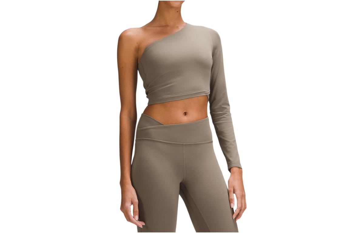 

Асимметричная блузка Align для женщин Lululemon, серый