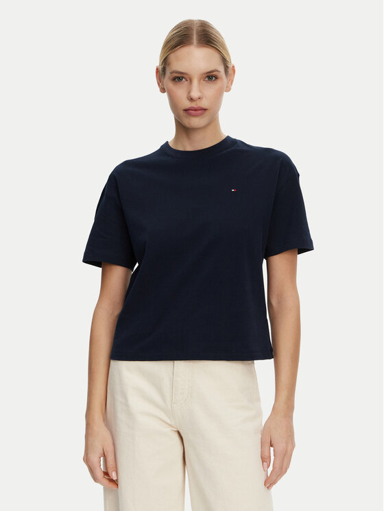 

Футболка обычного кроя UW0UW05763 Tommy Hilfiger, синий