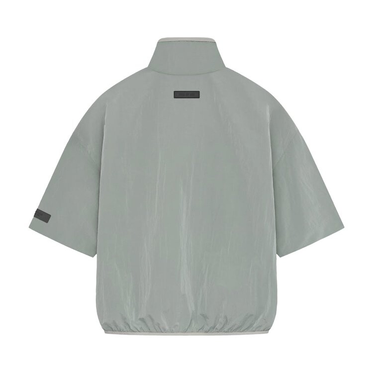 Рубашка Fear Of God Essentials Fear of God Essentials Half Zip Mockneck 'Seal', серый — фото 3