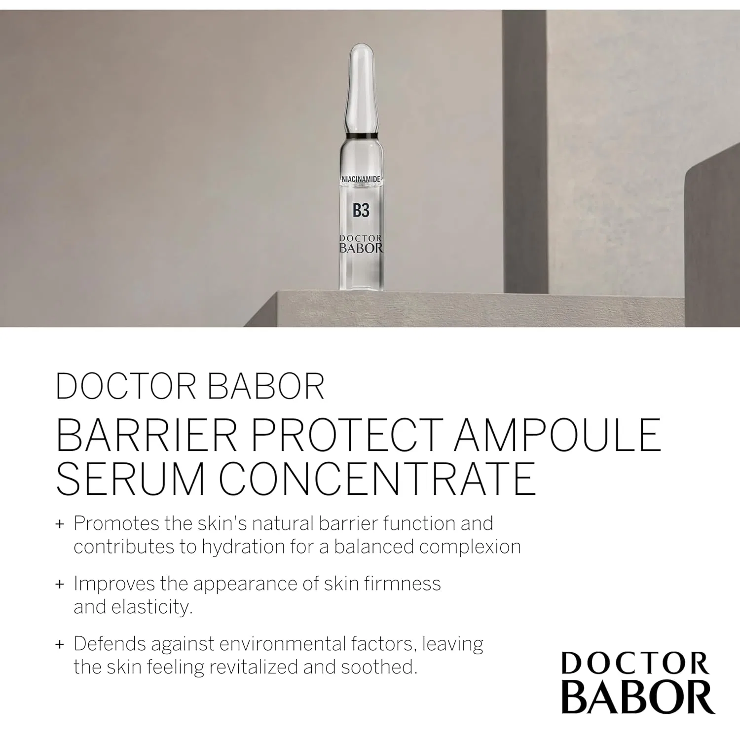 Сыворотка Babor — Ампулы Doctor Barrier Protect с керамидами и ниацинамидом — фото 2