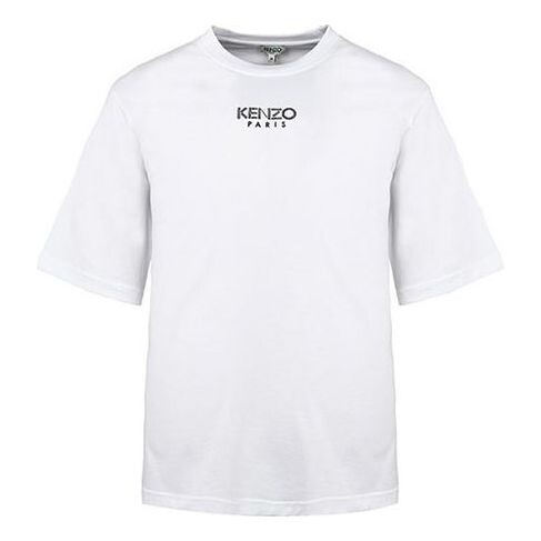 

Футболка men's alphabet logo casual short sleeve white Kenzo, белый