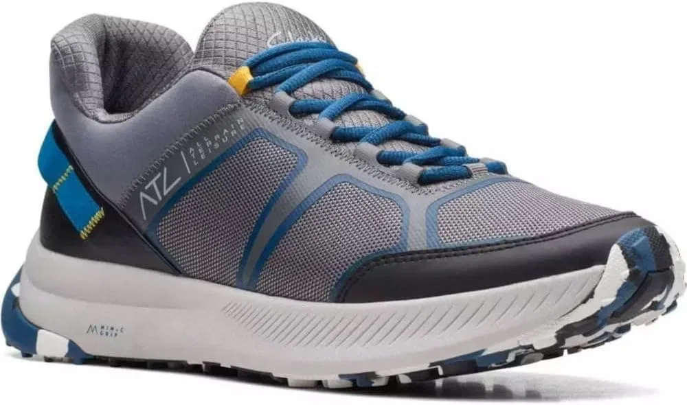Кроссовки Clarks ATL Trail Lo Textile Shoes in, Grey Combi. — фото 4