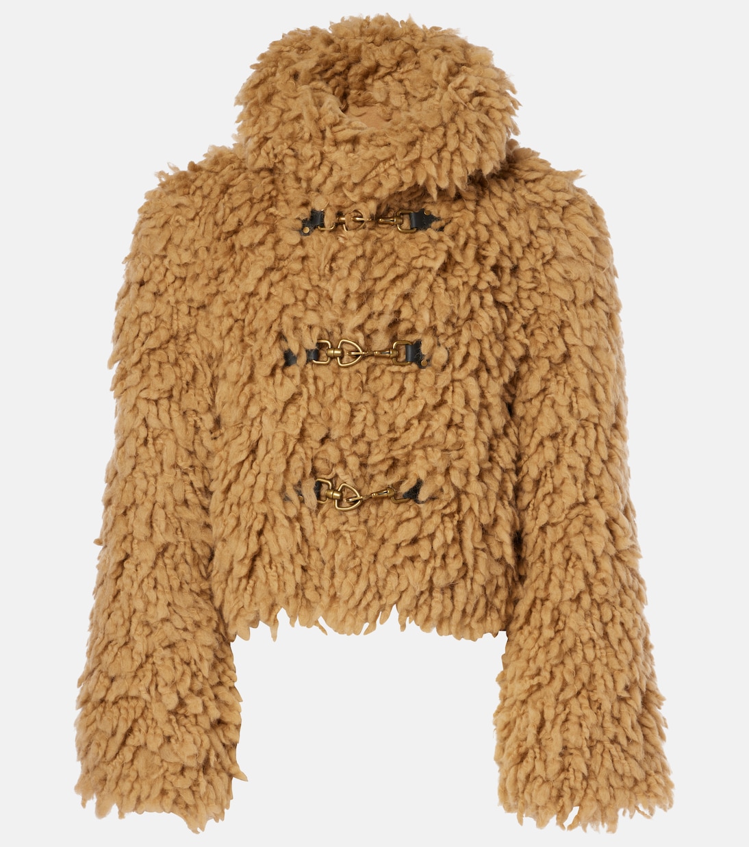 

Куртка из искусственной овчины Burberry, Flax