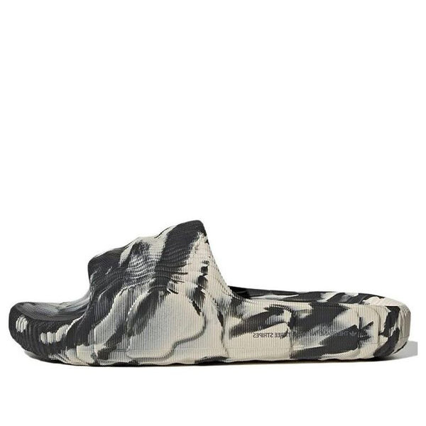 

Тапочки adilette 22 slides 'carbon aluminium' Adidas, черный