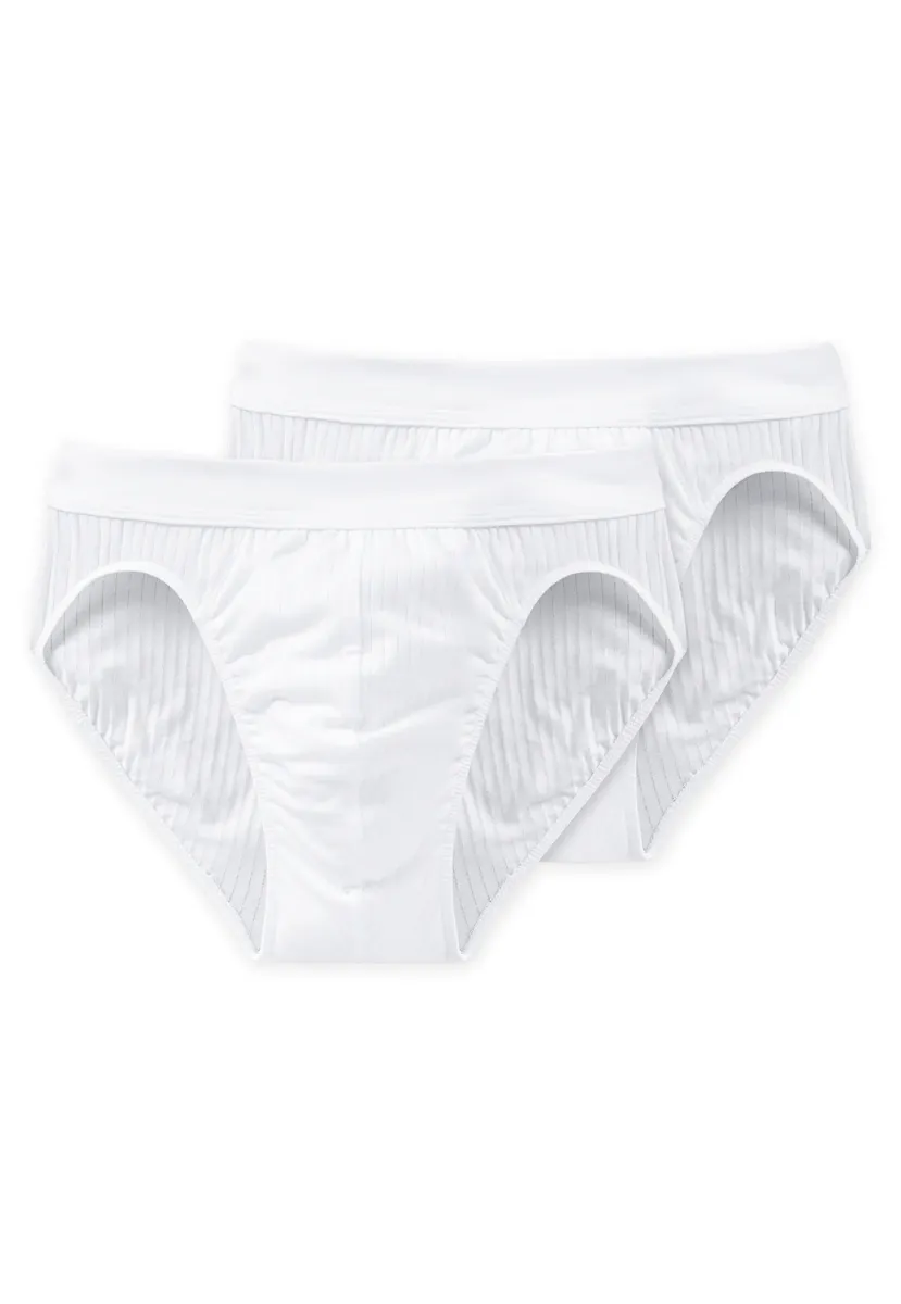 

Трусы Schiesser Rio ""Authentic"" (2 шт. в упаковке) со стильной иголкой, белый