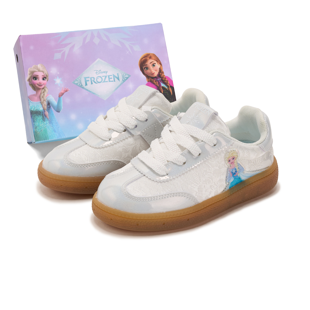 

Кроссовки серии Frozen Series с противоскользящей подошвой, амортизирующие, устойчивые к истиранию, для детей. Disney, серебряный