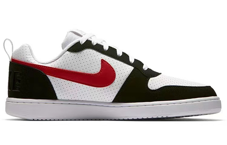 

Кроссовки Nike Court Borough Series Skateboarding Shoes Men Low-top White/Black/Red, черный