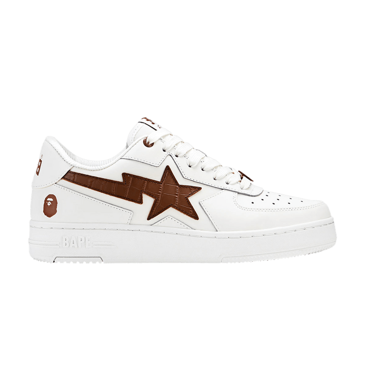 

Кроссовки Bapesta Icon #1 M2 'Croc Pack - White Brown', коричневый