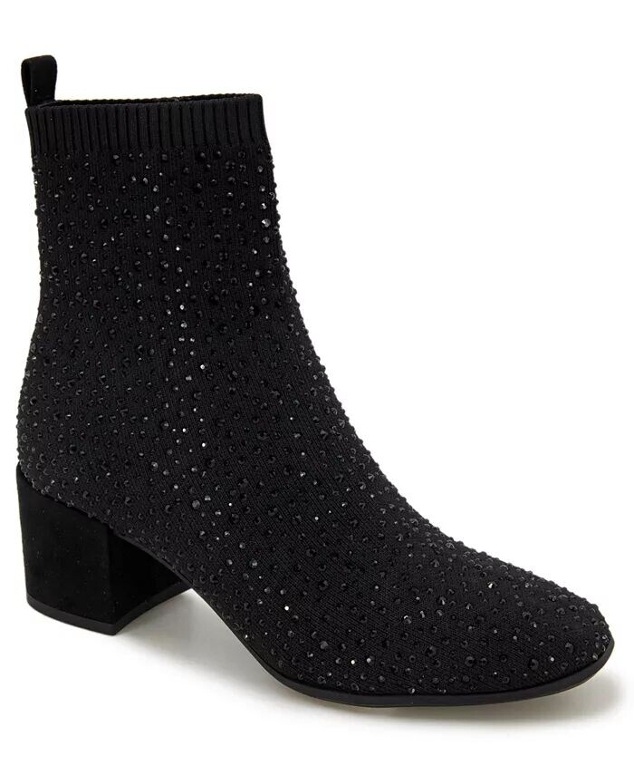Женские ботильоны Rida Stretch Jewel Wide Calf Kenneth Cole Reaction, черный