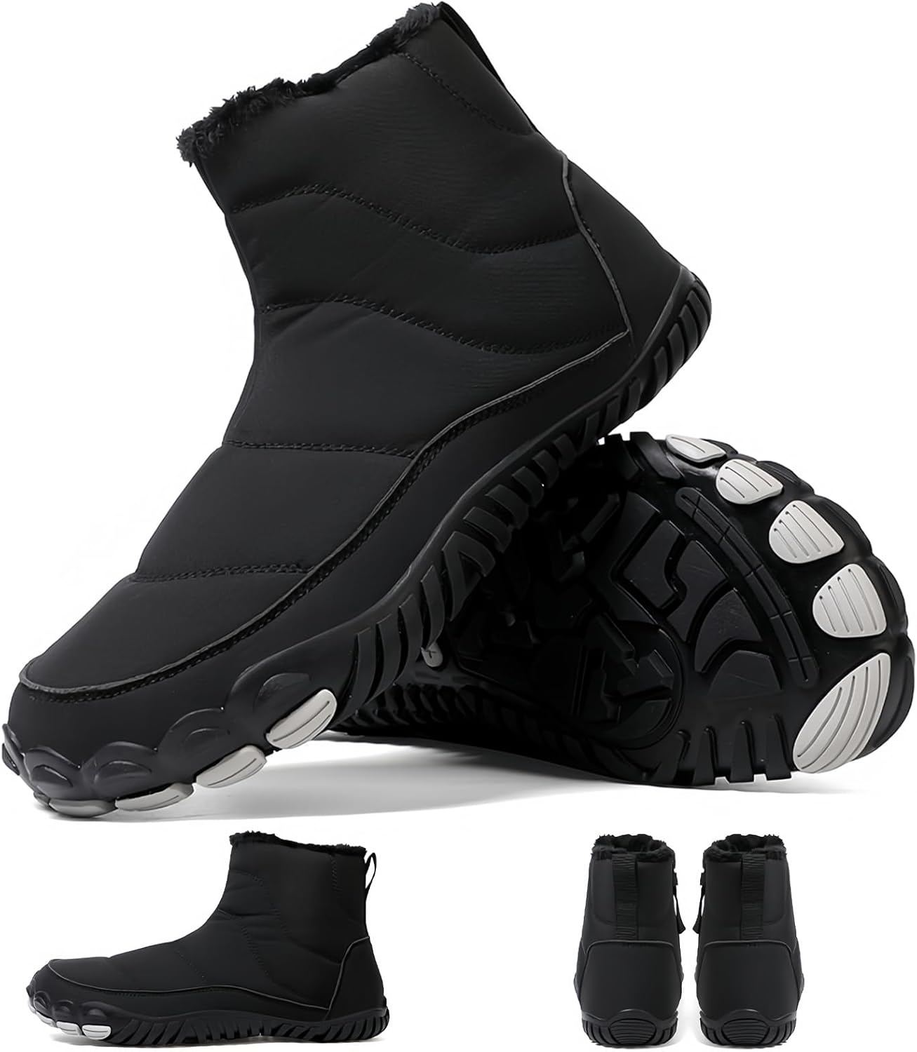 

Зимние ботинки для походов, зимние туристические ботинки, зимняя походная обувь, зимние ботинки с нулевым перепадом для женщин и мужчин Levdro, A-2 Men 4/6 Women