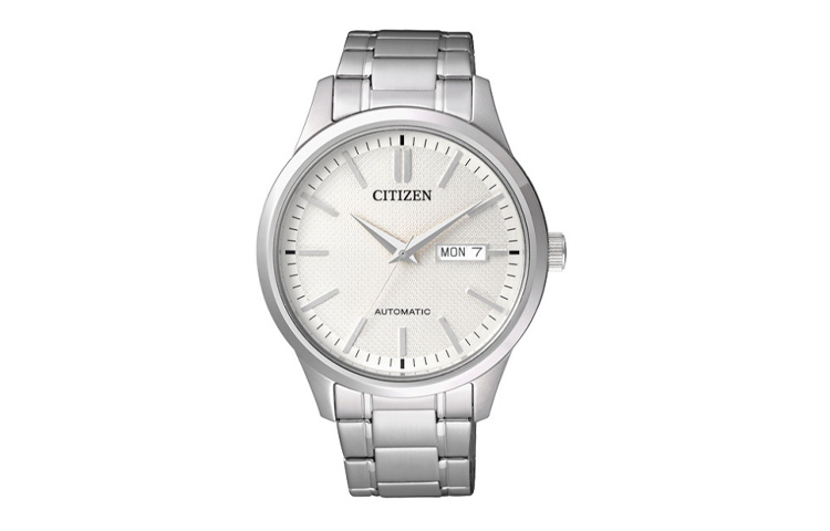 

CITIZEN Часы Mechanical Movement Stainless Steel Strap Watch 40mm Men's Watch White Dial, White Dial