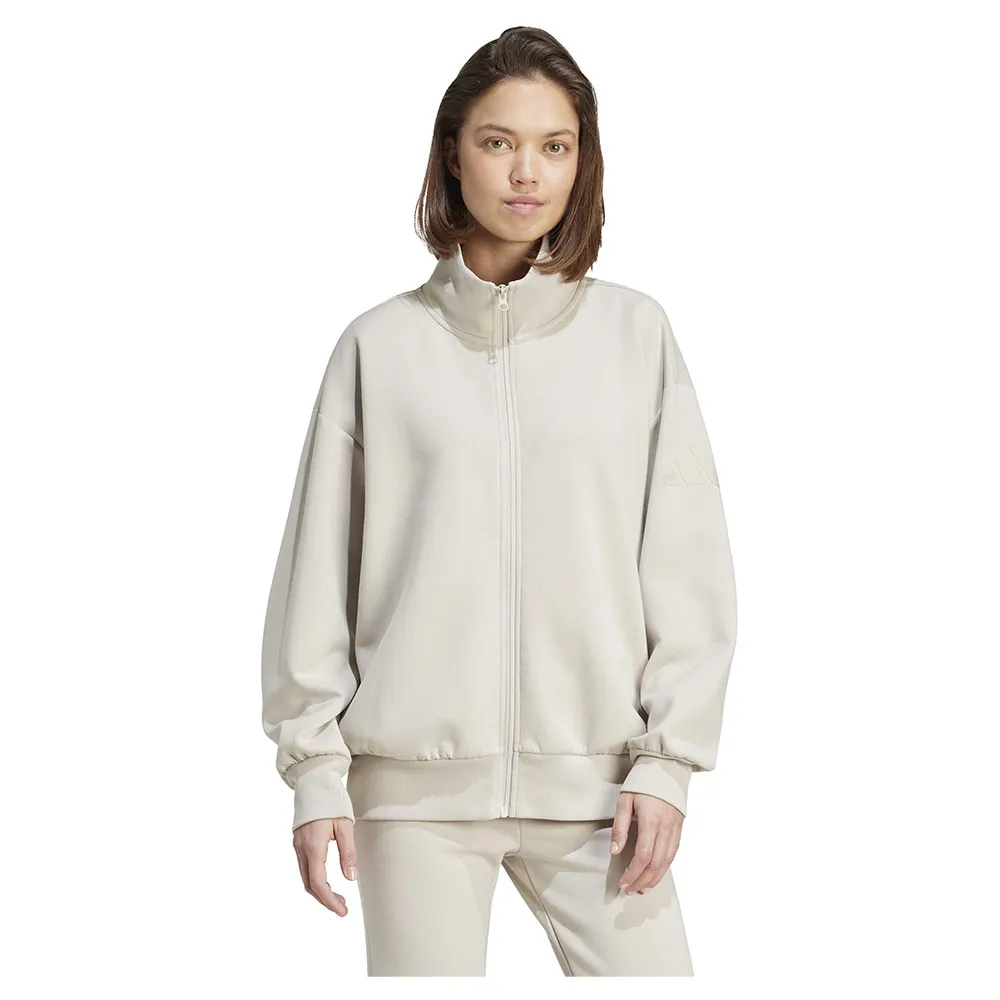 

Толстовка adidas All SZN Soft Lux Loose full zip, бежевый