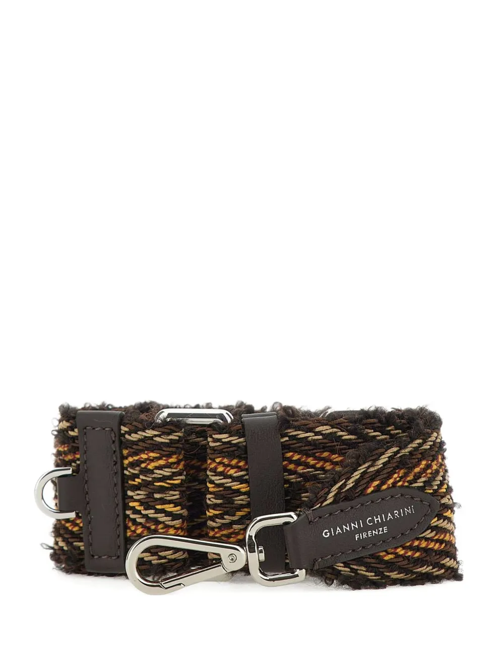 

Плетеный ремень GIANNI CHIARINI, коричневый