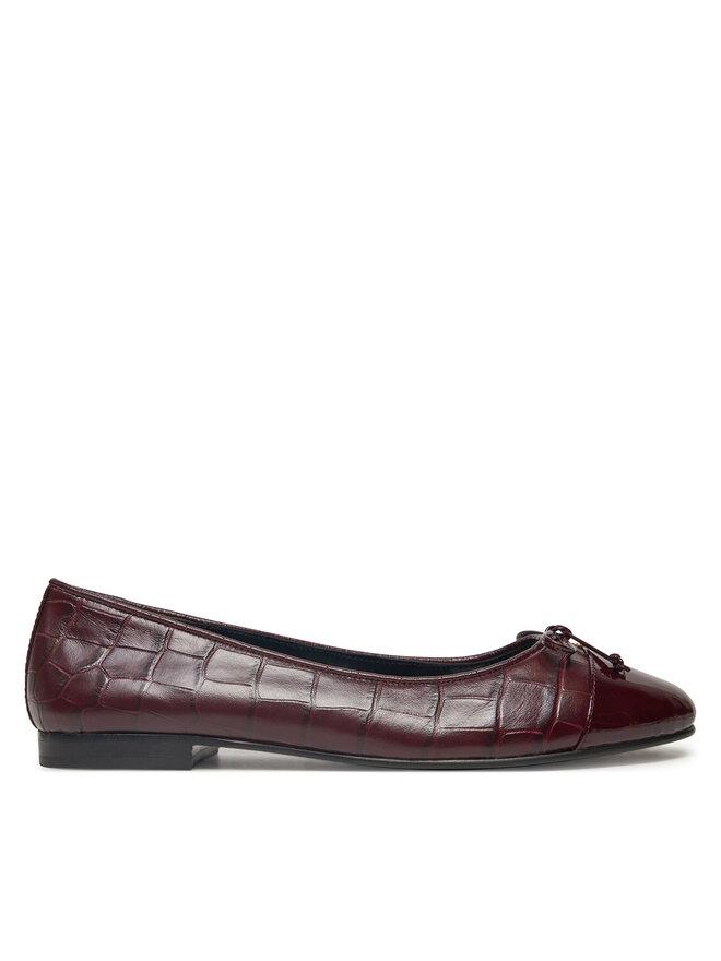 Балетки Cap Toe Ballet 165365 Tory Burch, красный