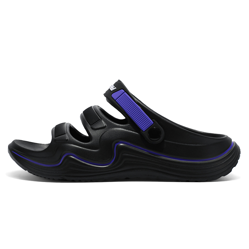 

CariteSport Мужские сандалии с одной застежкой черно-фиолетовые, цвет Black Purple