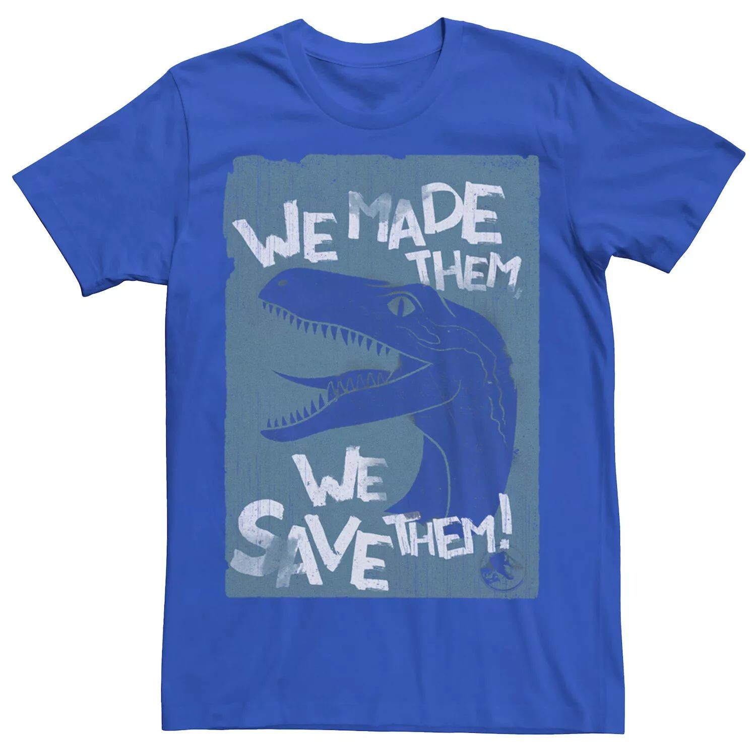 

Мужская футболка Jurassic World Two We Made Them We Save Them Licensed Character
