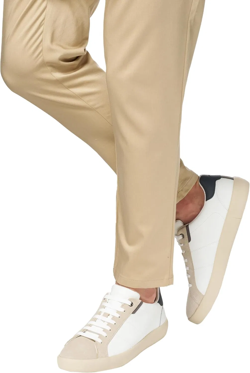 Мужские кроссовки Geox U Affile ASneaker, White Lt Taupe — фото 2