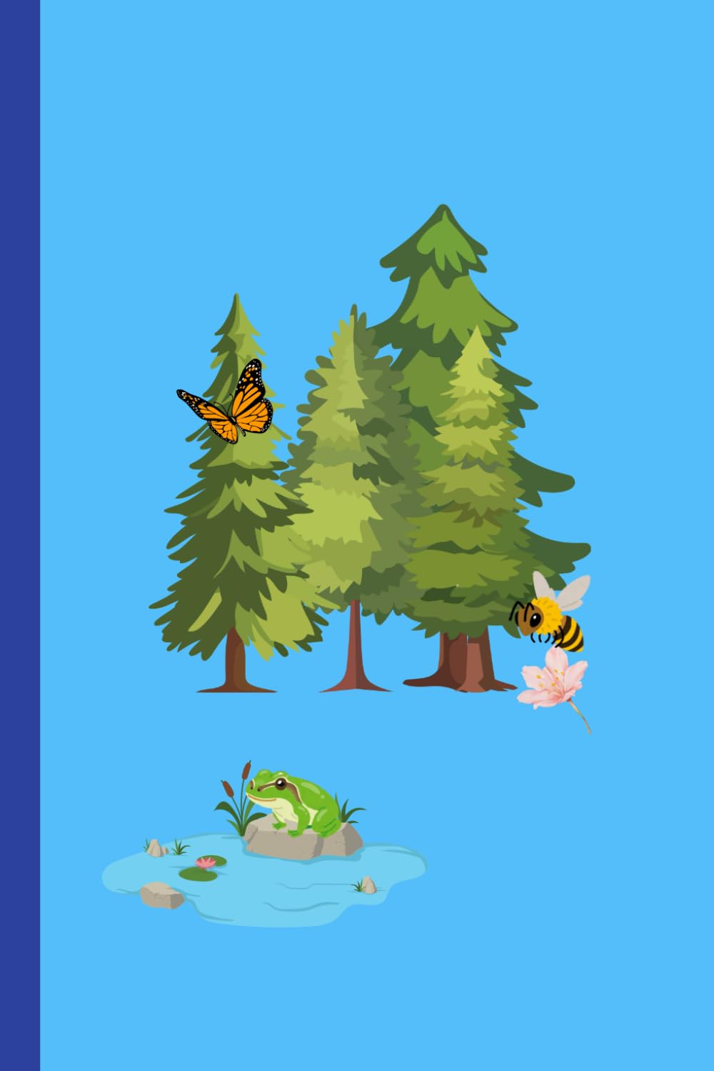 

Kids Nature Sketchbook: Cute 6x9 Drawing and Doodling Book with Fun Cartoon Trees, Animals, and Fruit - Perfect for Little Artists (Independently published)