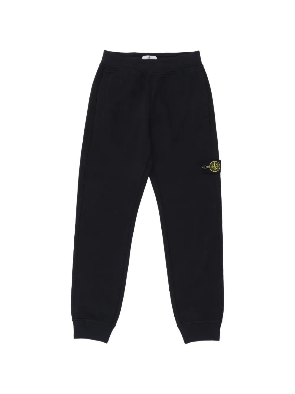 Спортивные штаны с нашивками Stone Island Junior, черный