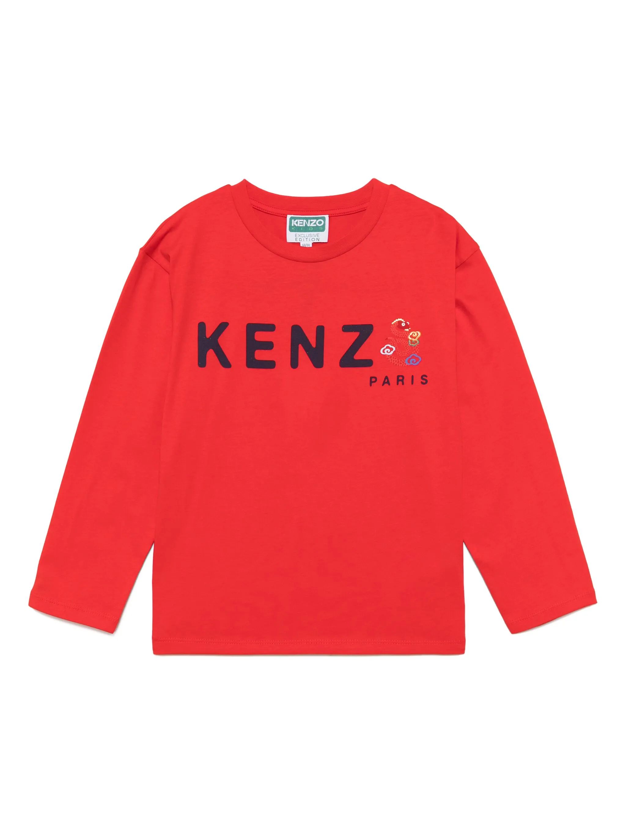 

Футболка с логотипом Kenzo Kids, красный