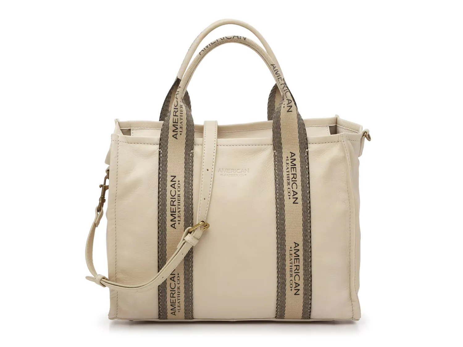 

Кожаная сумка American Leather Co., кремовый